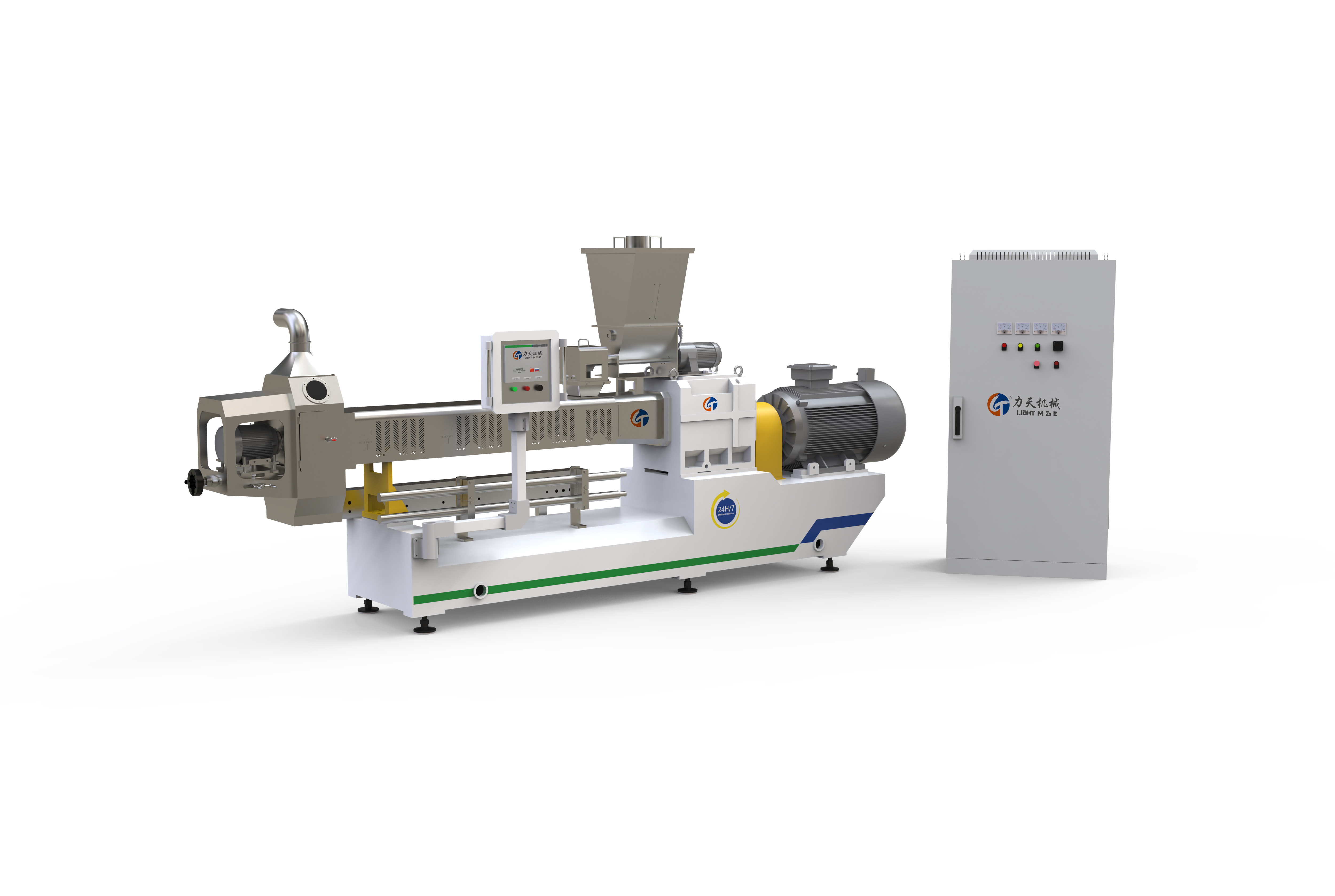 ETT65-28D双螺杆挤压机渲染图